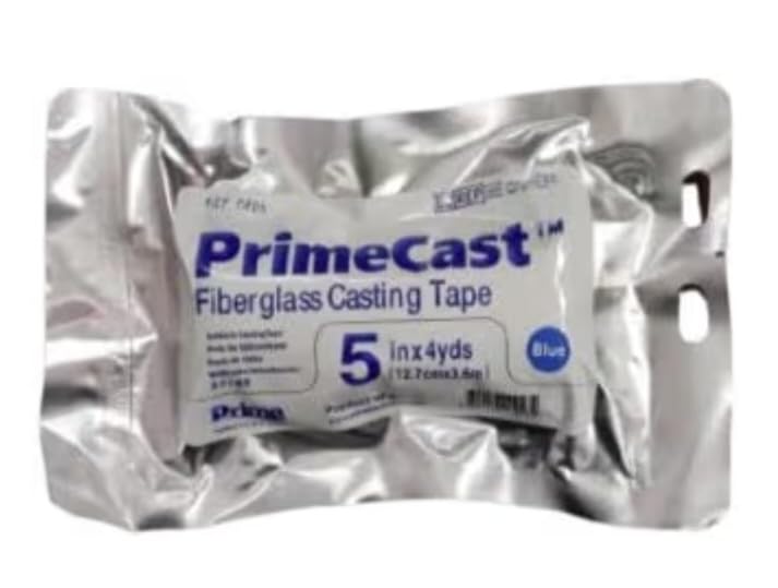 Prime Cast (Fiberglass Casting Tape) - 5 in X 4 yds (12.7 cm x 3.6m) BLUE - Pack of 1-image-39