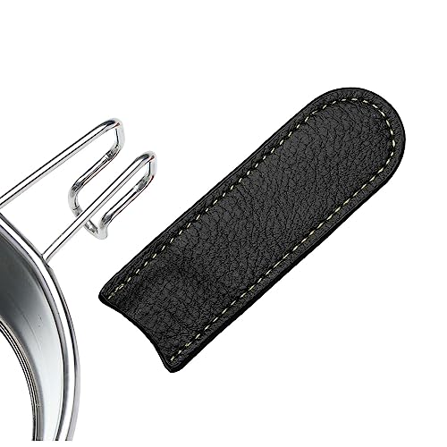 キャンピングムーン(CAMPING MOON) シェラカップ レザーハンドルカバー 本革 クロムなめし牛革 ブラック BKS-PT