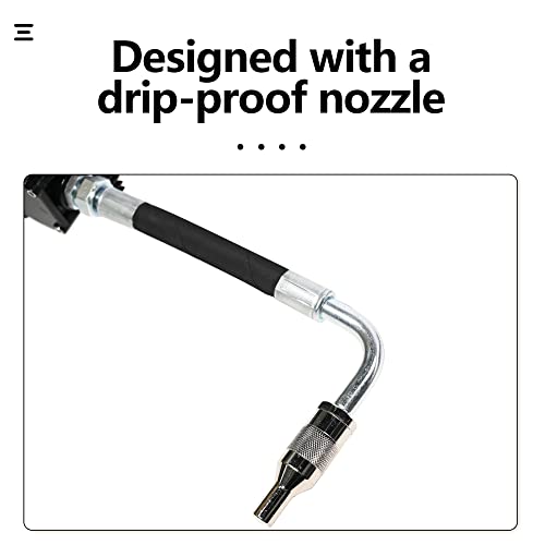 Lukar Digital Oil Control Valve Meter Dispenser Nozzle, Pneumatic Oil Control Gun With 1/2" Bsp Inlet, Digital Fuel Nozzle With Flow Meter #TOP3
