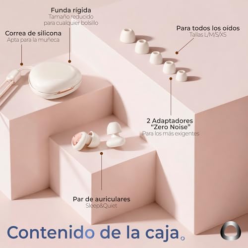 Nexus® Sleep&Quiet Bouchons d'Oreilles pour Dormir sur le Côté - Réduction 28dB, Silicone Souple Réutilisable, 4 Tailles (XS-L), Zéro Pression, Anti-Ronflement et Insomnie – vue 5
