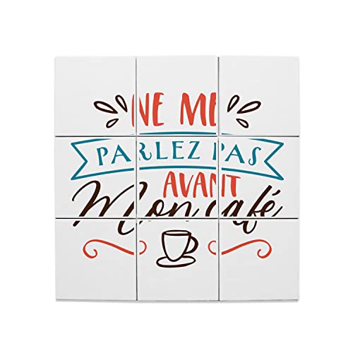 Carreaux céramique décoratif expresso 60x60cm en faïence émaillée haute finition