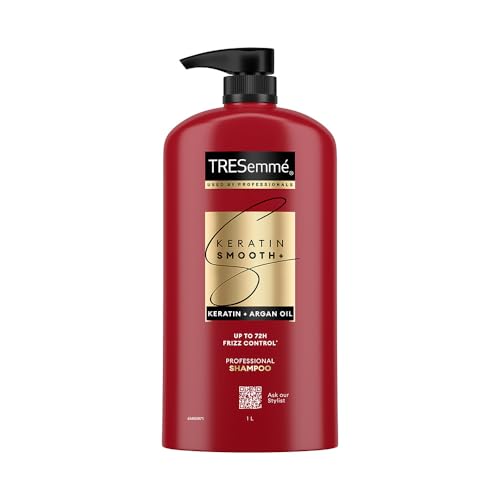 Tresemme Keratin Smooth Shampoo,With Keratin And Argan Oil For Smoother And Shinier Hair, 1 Ltr