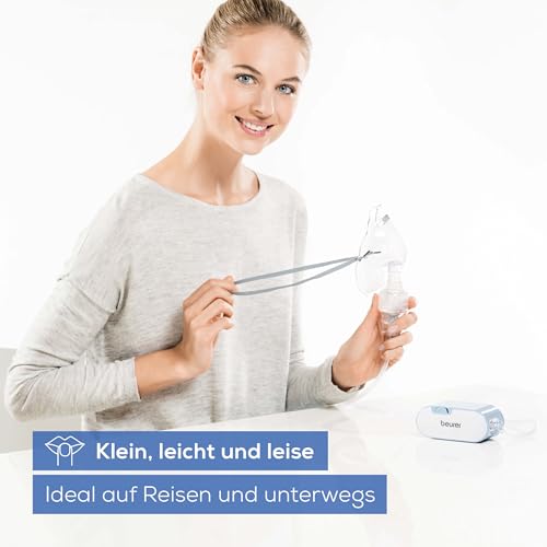 Beurer IH 60 Inhalator – Tragbares Inhalationsgerät für Atemwegserkrankungen