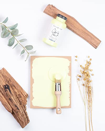 Image of GRANOTONE Chalk Paint for Furniture Matt-Finish Water-Based Acrylic Paint for Wood Walls Metal Glass Paper Fabric Canvas Maximum Coverage Chalk Paint for Kids & Adults 250ml Apple Green