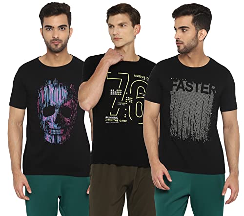 Image of Ap'pulse Men's Printed Short Sleeve Sport Tshirt Combo Pack