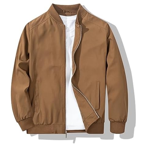 XiaoYouYu Men's Lightweight Bomber Jacket Cover