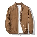 Men's Bomber Jacket Fashion Stylish Lightweight Windbreaker Spring Fall Casual Jackets for Men
