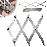 3 Point Center Finder for Precise Measurements, Stainless Steel Center Finder Tool for Equidistant Spacing, Center Finding, and Layout Marking in Woodworking, Welding, DIY Projects