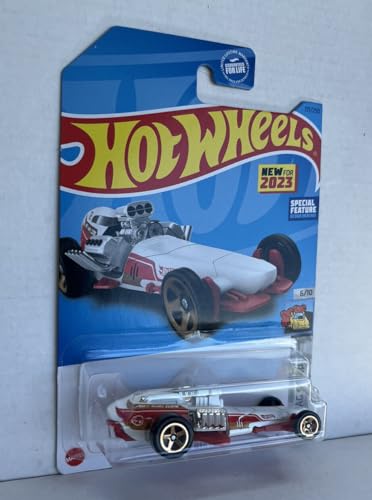 Hot Wheels Rockin Railer (Blanco) 1.64 pulg miniatura 5