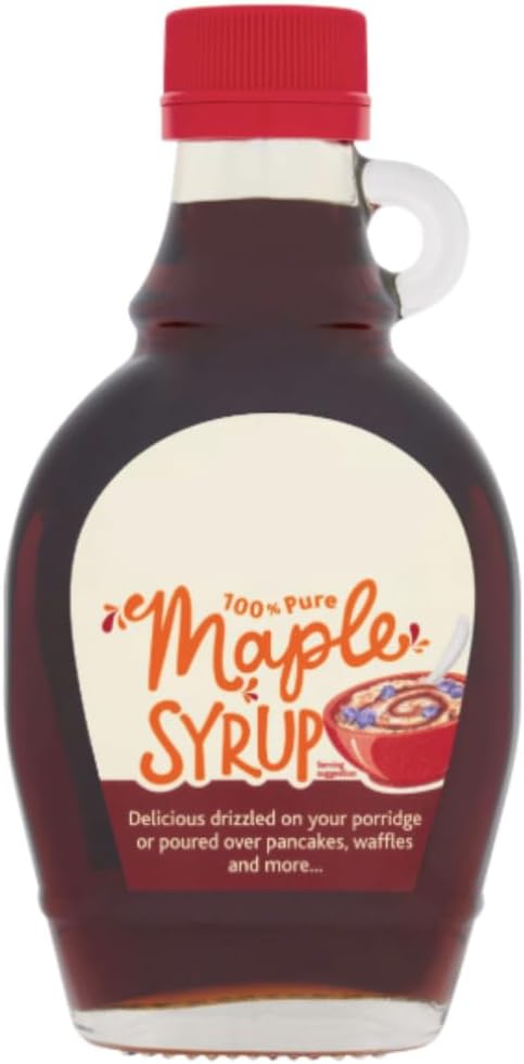 Maple Crest Quebec Canada 100% Pure Maple Syrup - Grade A Very Dark - 330g
