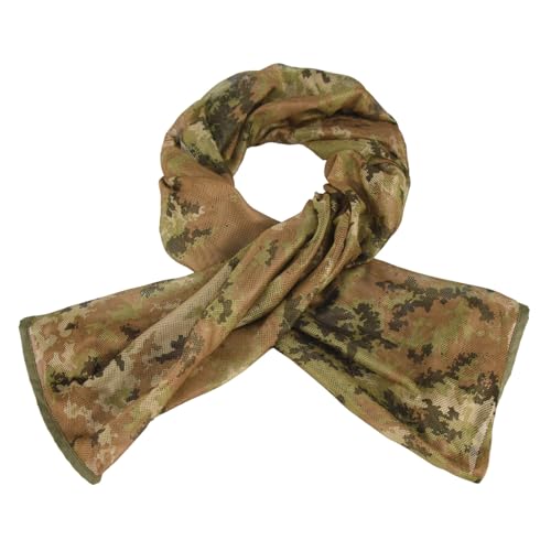 HYOUT Tactical Woodland Camo Scarf Desert Shemagh (Cotton Blend)