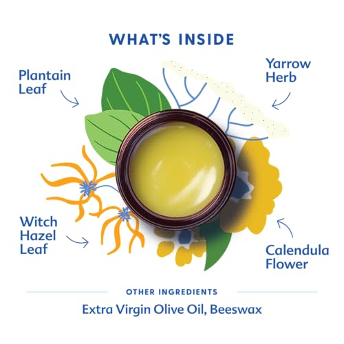 Image of Motherlove Mom's Bottom Balm (2 oz) Organic Herbal Salve w /Witch Hazel for Bottoms During Pregnancy & Postpartum -Non-GMO Ointment (Pack of 2)