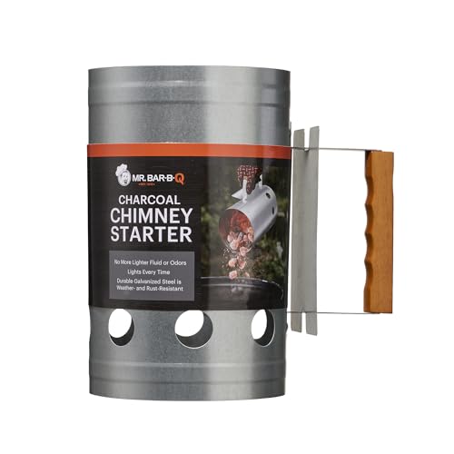 Mr. Bar-B-Q Chimney BBQ Starter, Black