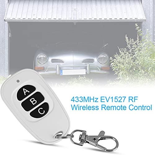 Goshyda Learning Remote Control, 433MHz 1/2/3/4 Channel, Universal Cloning Wireless Remote Control, for Garage Door, Gate Doors(Three keys) - Image 4