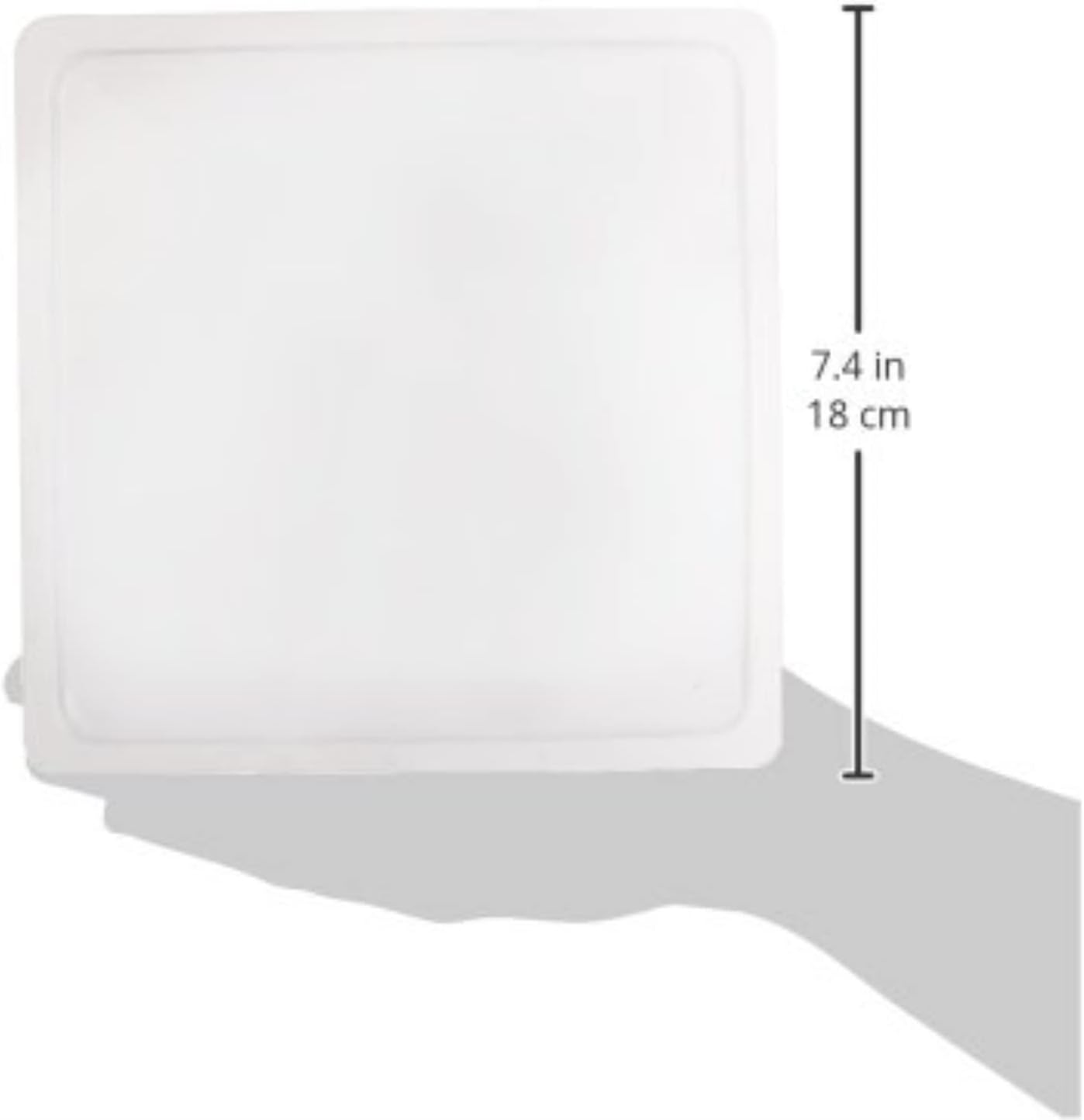 School Smart Plastic Paint Trays, 6-1/2 x 6-1/2 Inches, Pack of 10