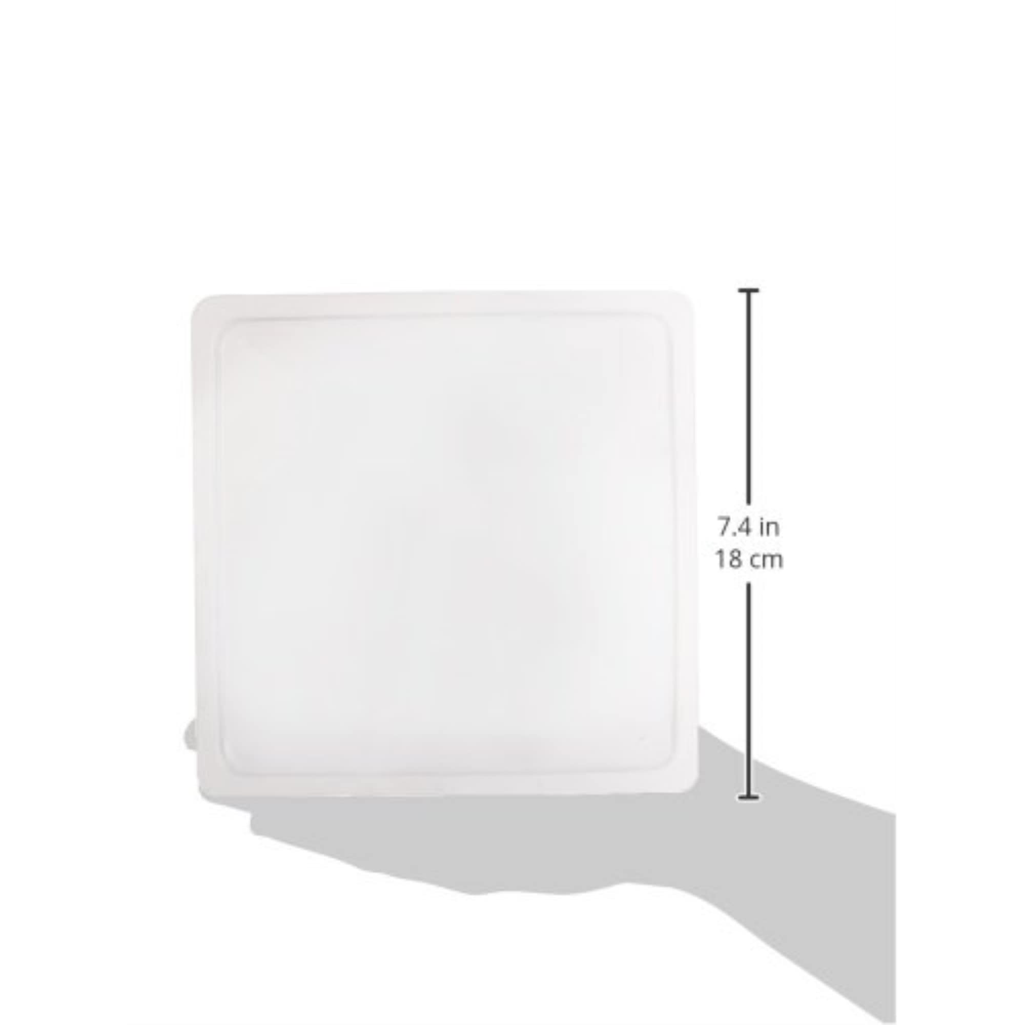 School Smart Plastic Paint Trays, 6-1/2 x 6-1/2 Inches, Pack of 10 - Image 2