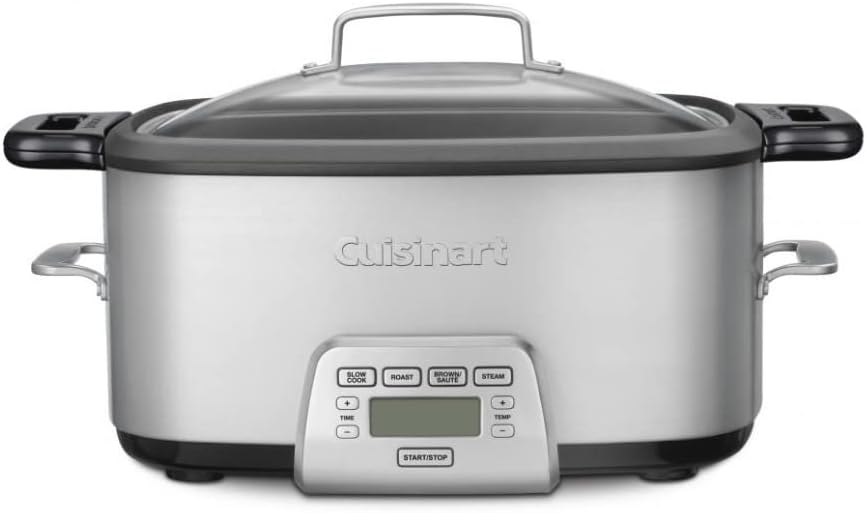 Cuisinart MSC-800 7-Quart 4-in-1 Cook Central Multicooker, Plastic, Stainless Steel/Black