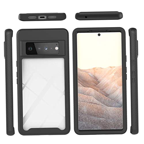 Carcasa protectora KOMBIUDA transparente PC TPU antideslizante contra caídas