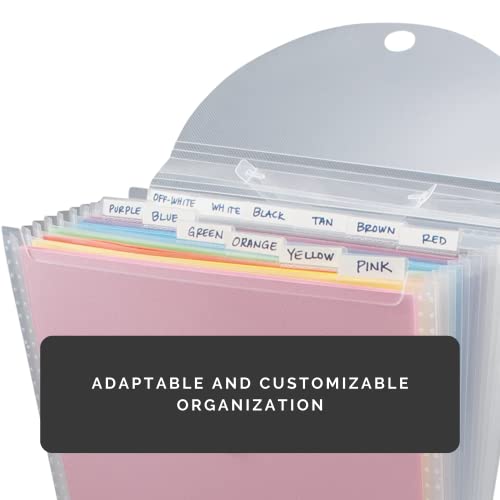 Papel organizador Cropper Hopper carpeta fuelle para clasificar cartulinas 12x12 6