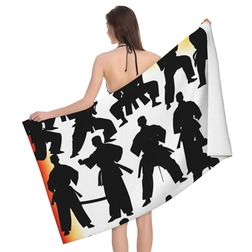 Serviette de bain microfibre douce contre l'irritation de la peau