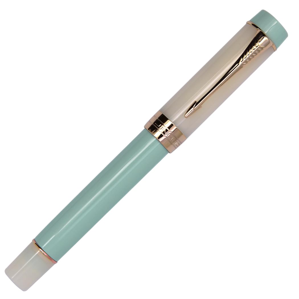 Ranvi Jinhao 100 Fountain Pen,Medium Nib,Sword Clip,Cyan