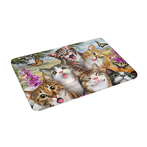 Paillasson chat mignon pour embellir votre entrée extérieure et chambre - 3