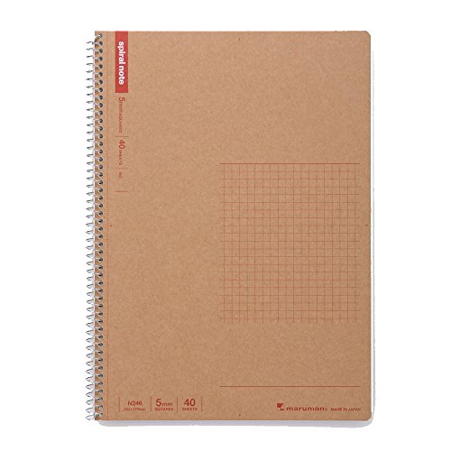 Cahier spirale Maruman B5 quadrillé pour le bureau et les cours de fac