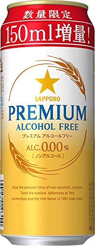 ■サッポロビール プレミアムアルコールフリー増量缶 [ ノンアルコール 500ml×24本 ] 2,516円