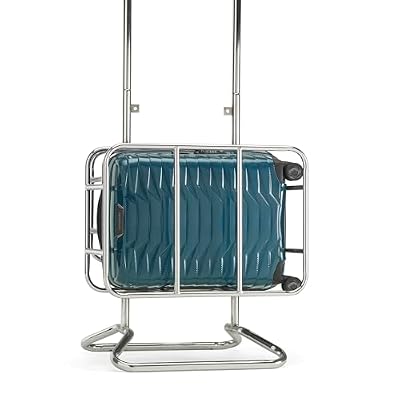 Samsonite Proxis Global Carry-On Hardside Luggage with Dual Spinner Wheels, Airline Approved - Innovative RoxkinTM Lightweight Shell With Ultimate Durability- TSA Lock, Telescopic Handle - Petrol Blue