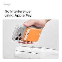 elago Magnetischer Wallet-Kartenhalter für iPhone (Orange) – Ansicht 7