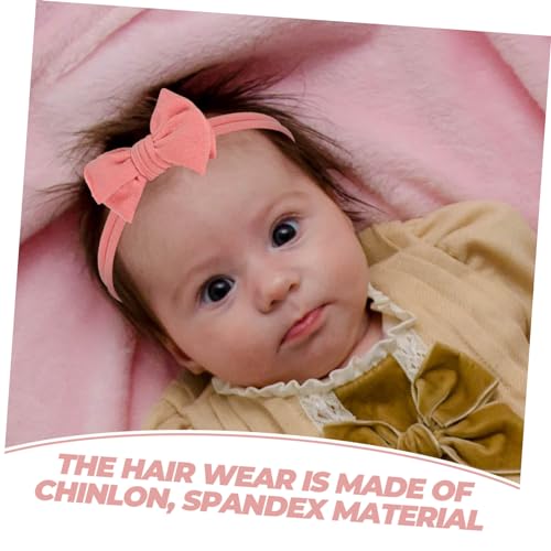 FAVOMOTO 12Pçs Faixa De Cabeça Para Bebê Acessórios Para Cabelo De Bebê Elásticos Faixas De Cabelo T