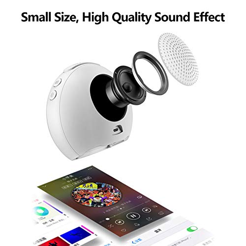 Lâmpada noturna sem fio BT alto-falante com excesso de peso Subwoofer de cabeceira para dormir alto-