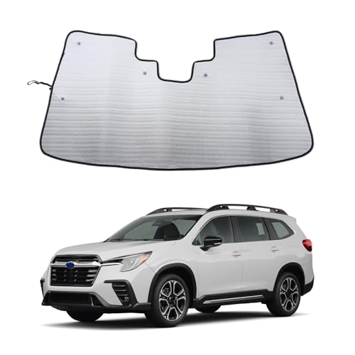 Front Windshield Sunshade for Subaru Ascent 2019-2026 Accessories, Windshield Sun Shade, Foldable Reflective Sun Visor, Screen Shield Cover UV Blocker Protector HeatShield Keeps Your Vehicle Cool by Qiosreui - Used condition - US$17.37
