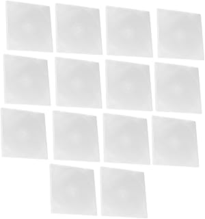 Yardenfun 10Pcs Caixas Caixa De CD Dvd Fichário Caixas Organizadoras De Plástico Transparente Caixas De Joias De CD Capas Portáteis Bolsa Única Capa Única Capa De Dvd Transparente Capas De