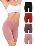 Confort toute l'année: Ces boyshorts sont conçus pour un confort durable, fabriqués dans un matériau doux et léger qui épouse la peau sans irritation. Pendant les saisons chaudes, ils préviennent efficacement les frottements entre les cuisses, tandis qu'en saison froide, ils offrent chaleur et protection aux cuisses et à l'abdomen.