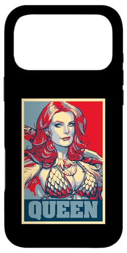 Red Sonja Frank Cho �v���p�K���_ �A�C�R�� �Ԗ� �N�C�[���Y �\���R �X�}�z�P�[�X iPhone 17 Pro Max �p