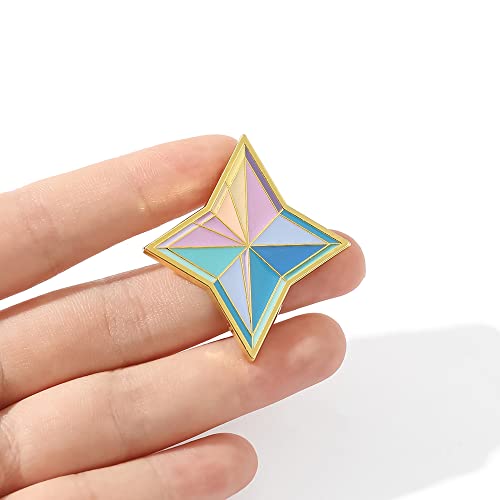 Primogems Enamel Pins Brooch, Adventure Game Cosplay Metal Lapel Pin Collection, Exquisite Brooches Jewelry Gifts Backpack Bag Accessories (Primogems) #TOP1
