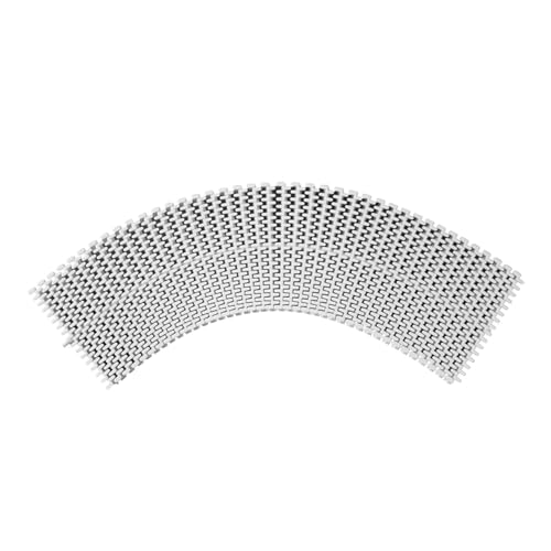 Grille de trop-plein pour drain de piscine 18 cm emboîtable en lot de 5 pièces pour caniveau