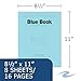 ROARING SPRING Recycled Exam Blue Books, 50 School Examination Booklets, 11