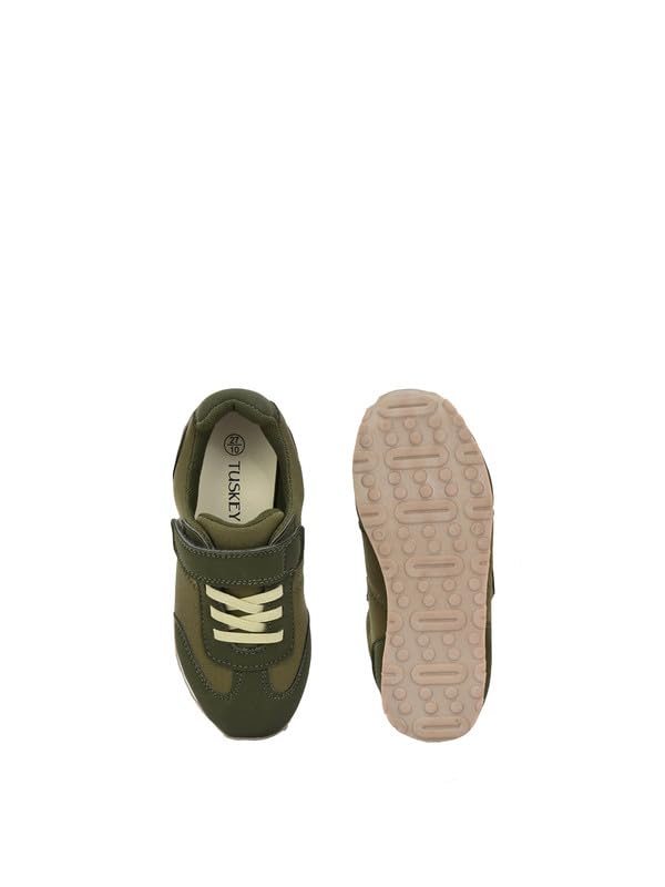 Image of Tuskey Velcro Jogger Shoes for Kids Anti Skid Velcro Closure Sports Shoes for Boys and Girls
