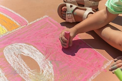 Jovi - STREET CHALKS Jumbo-Kreide, weiß, waschbar (1031), 3 Stück