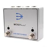 Für MOSKYAUDIO Signal Routing Pedal AB Switch Box Dual Amp Outputs Thru Output Metal Shell Easy Signal Selection Reliable Build Space Saving Design