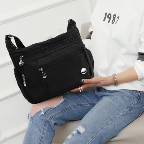 PALAY Women Shoulder Handbag Roomy Multiple Pockets Bag Ladies Crossbody Purse Fashion Tote Top Handle Satchel 8
