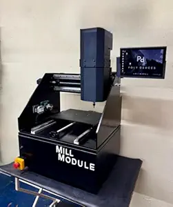 4 Axis Desktop CNC Mill Turn Module, 150x150x100 machinable3 size