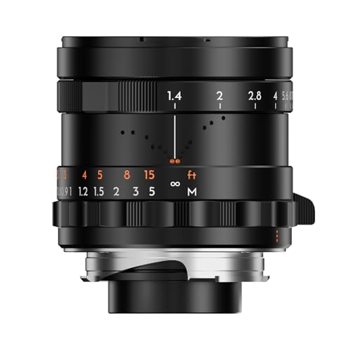 THYPOCH Simera 35mm f/1.4 Focus Tab Version Aspherical Lens for Leica M, Black