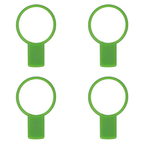 GLOGLOW Treinador de aderência de raquete de tênis, leve, confortável, fácil de segurar, 4 peças, fe