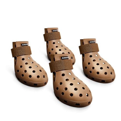 Zapatos para perros para pavimento caliente, botas para perros pequeños, medianos y grandes, protectores de patas, fáciles de poner y quitar, antideslizantes, impermeables, fáciles de limpiar, para