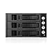 iStarUSA BPU-230SATA-Black 2x5.25 to 3x3.5 SAS/SATA 6.0 Gb/s Hot-Swap Cage-Black