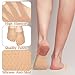 Heclia 8 Pairs Toes Sock for Backless Mules Polyester Mule Socks Well-Made Toe Topper No-Show Liner Sock Half Toe Covers No Show Seamless Non Skid Toppers Comfortable Breathable for Clog Footies Mules