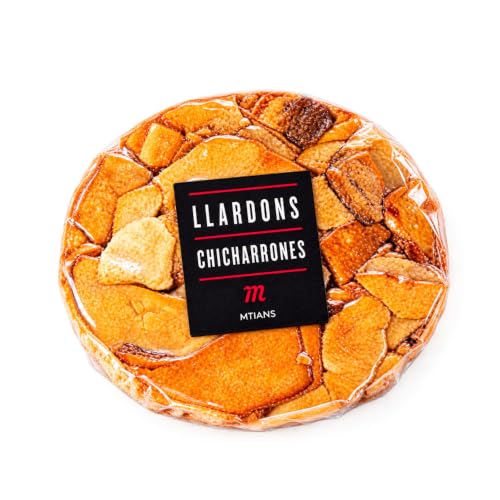 Llardons de Cerdo Artesanos 1,65 kg, Chicharrones Crujientes Envasados al Vacío, Snack Gourmet y Topping para Guisos, Arroces y Cocas, Formato Familiar